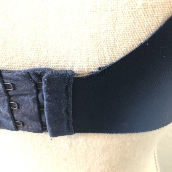 MAIDENFORM Bra Women's Size 34DD Blue Navy Lace Details - Picture 5 of 8